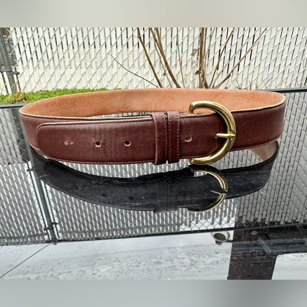 brown coach belt mens